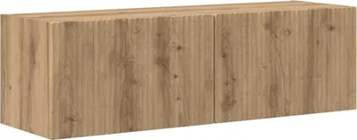 Imagen del producto de vidaXL: Mueble de pared para televisión, estilo artesanal, roble, 98 x 31 x 29,5 cm