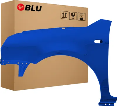 Produktbild von BLU Kotflügel Passend für VW Volkswagen Lupo LA5W Links Blau RavennaBlau | 1998-2005 | Vorderseite Vorne | Lackiert | Einbaufertig