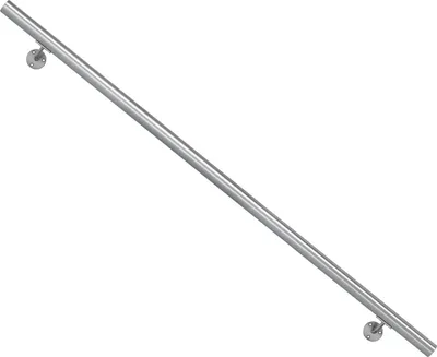 Produktbild von Dolle Handlaufset zur Wandmontage 1,5m Aluminium natur, rund