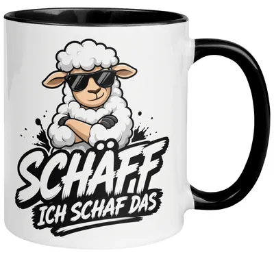 Produktbild von Tasse Chef – „Schäff - Ich Schaf das“ – Geschenk Bester Chef