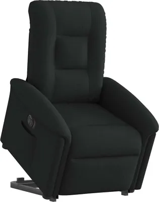 Produktbild von vidaXL Relaxsessel mit Aufstehhilfe Elektrisch Schwarz Stoff