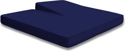 Produktbild von Split Topper Spannbettlaken navy blau 180x200 - 200x200  Heavy Jersey Baumwolle