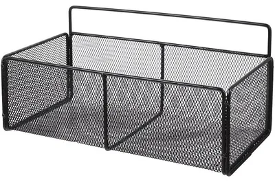 Obrázek produktu pro Verk 27235 Nástěnná polička do koupelny, černá