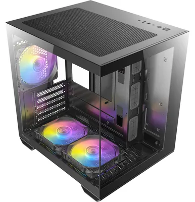 Produktbild von ANTEC CX60M ARGB PC-Gehäuse, Mini-Tower, Micro-ATX, schwarz