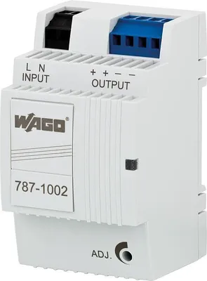 Obrázek produktu pro Wago 787-1002, 31,2 W, 85 - 264 V, 44 - 66 Hz, 0.7 A, Pasivní, 10 ms