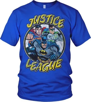 Produktbild von Justice League Team Tee - Small - Blue