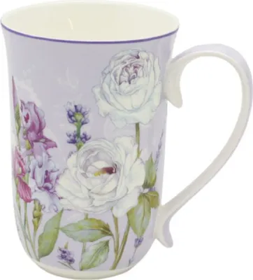 Produktbild von HOME ELEMENTS Porzellanbecher 400 ml, Lavendel