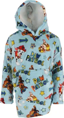 Produktbild von Paw Patrol Hoodie Decke mit Kapuze Weicher Pullover in One Size für Kinder