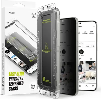 Obrázek produktu pro Ringke Easy Slide Samsung Galaxy S25+ Plus ochrana dat [2 PACK]