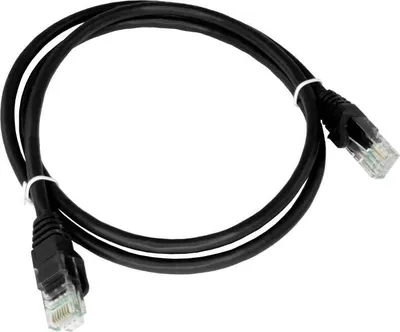 Produktbild von Alantec patch-cord u/utp cat.6a lsoh 1.0m schwarz