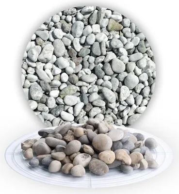 Produktbild von Best for Garden Kieselsteine 16-32 mm umweltfreundlich Kies Splitt Natur bunt für Beete, Wege & Gartenteiche Zierkies - 300 kg