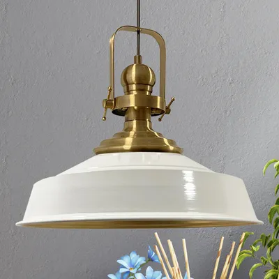 Produktbild von Asletl Hängelampe Industrial Metall Ø40cm, Küchenlampe Hängend Vintage, Hängelampe Esstisch E27, Pendelleuchte Esstich Lampe Modern Lampenschirm