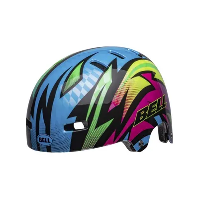 Zdjęcie produktu dla Kask rowerowy BELL - SPAN - niebieski/różowy (49-53 cm)