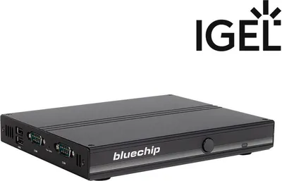 bluechip BUSINESSline M1100p *IGEL Ready* Intel® Prozessor N100 / bis zu 3.40 GHz, ohne Betriebssystem, 8 GB DDR4, 120 GB NVMe SSD, Intel® Wi-Fi 6, Bluetooth 5.3, 2 × RJ45 (1 Gb/s), Intel® UHD Grafik