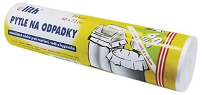 Obrázok produktu pre Pytle do košů  -  60 x 75 cm / transparentní 60 litrů / 20 ks