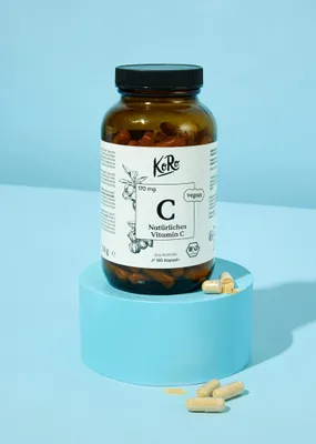 Produktbild von KoRo | Natürliches Vitamin C aus -Acerola Kapseln 180 Stück