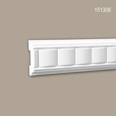 Produktbild von PROFHOME 151309 Wand- und Friesleiste Stuckleiste Zierleiste Wandleiste 2 m