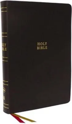 Produktbild von NKJV Holy Bible, Super Giant Print Reference Bible, Brown Lederfaserstoff, 43,000 Cross References, Red Letter, Comfort Print: New King James Version