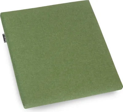 Produktbild von Herlag Sunny Hockerauflage 48x48x4 cm – wetterfest, wasserfest & UV-beständig – waschbarer Bezug mit Reißverschluss – Oliv