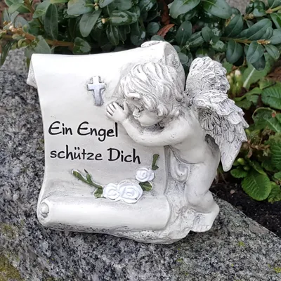 Produktbild von Tiergedenkstein/ Tiergrabstein "Ein Engel schütze Dich "