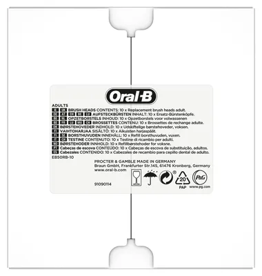 Produktbild von Oral-B CrossAction mit CleanMaximiser 10er, Aufsteckbürste