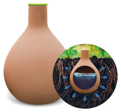 Produktbild von BioGreen Olla Pflanzenbewässerung "Hydro Max" in den Größen 0,2 L / 1 L / 3 L / 6,5 L