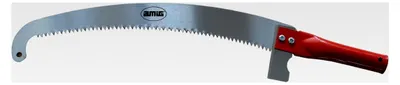 Produktbild von Hochbaumsäge mit 410 mm Stahlklinge und Stahlrohrgriff, geeignet für Ø25 mm Stangen, Handbaumsäge zum Schneiden von hohen Ästen und Stämmen, Stange nicht enthalten