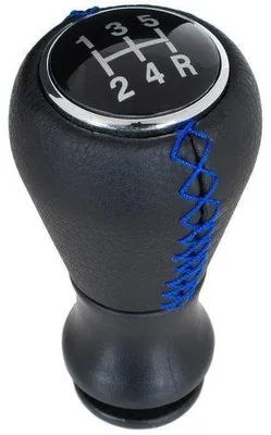 Obrázek produktu pro Přepínací páka Knauf, 5 rychlostí, černá, s modrým označením, pro modely Peugeot 406, 407, 607, 806, 807