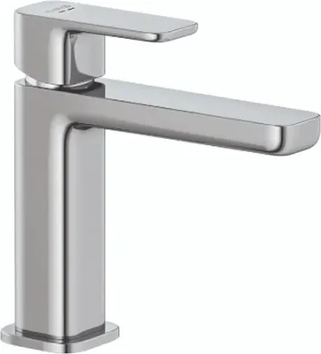 Obrázek produktu pro Kludi Renon umyvadlová baterie EHM 110 s odtokovou soupravou Push-Open, matně černá, 1 ks.