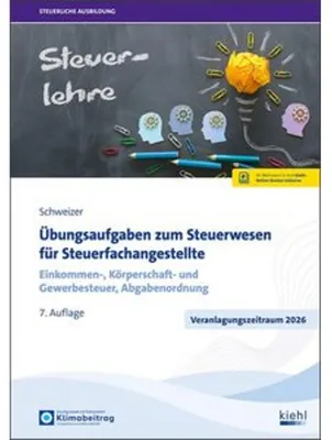 Produktbild von Übungsaufgaben zum Steuerwesen für Steuerfachangestellte