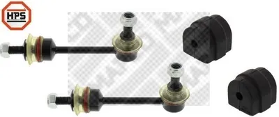 Produktbild von MAPCO 57665HPS Stabilisatorlager Reparatursatz für BMW 5 Touring (E61) Hinten 12mm Gummilager