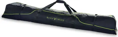 Obrázok produktu pre BLACK CREVICE - Vak na lyže/obal na lyže/obal na 3 páry lyží do 190 cm | Farba: čierna/žltá