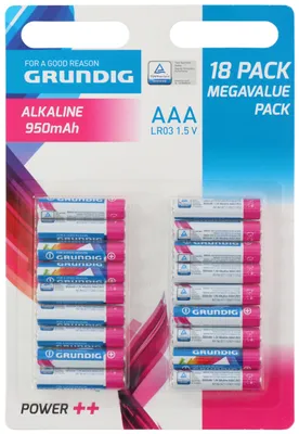 Zdjęcie produktu dla Nd38_8711252145693 Grundig - Zestaw Baterii Alkai