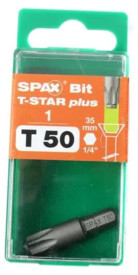 Image de SPAX Embout T-STAR plus T 50, 6,4 x 35 mm, 1 pièce - 5000007899501