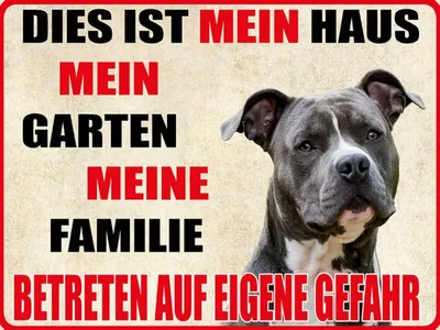 Produktbild von vianmo Holzschild 30x40 cm Hund dies ist mein Haus Garten