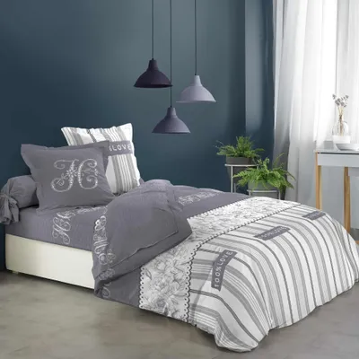 Obrázek produktu pro 6dílná ložní souprava venkovského domu 240x220 cm bavlněné přikrývky nadměrné velikosti