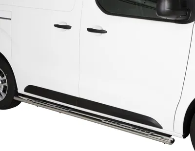 Obrázok produktu pre Oceľové bočné prahy pre Peugeot Expert 2016-2025 L2 stredne šedé
