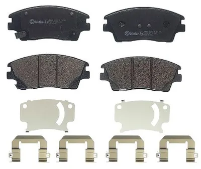 Produktbild von Bremsbelagsatz Scheibenbremse 18 mm BREMBO für u.a. HYUNDAI TUCSON