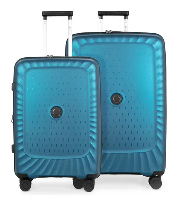 Immagine prodotto di HAUPTSTADTKOFFER - Set di valigie a 2 pezzi, trolley leggeri 65 + 75 cm, set di valigie da viaggio a 2 pezzi, bagaglio da stiva a guscio duro in materiale di riciclo PP, TSA, blu royal