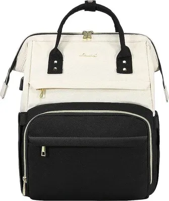 Produktbild von Große Damen-Laptop-Rucksack 15,6/17 Zoll mit Laptopfach, großes Reisegepäck für Frauen