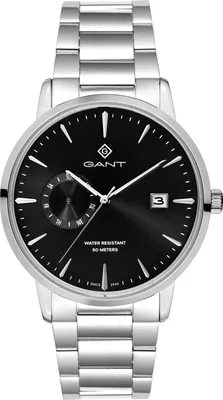 Zdjęcie produktu dla Zegarek męski GANT, zegarek kwarcowy, srebrno-czarny, rozmiar uniwersalny, 43 mm, modele G165015, G165018, G165019, G165021