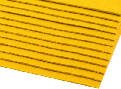 Zdjęcie produktu dla Filc 3 mm 20 x 30 cm Arkusz A4 Żółty