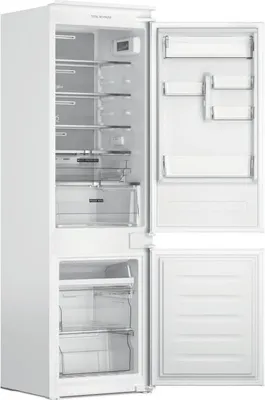 Zdjęcie produktu dla Whirlpool Total No Frost Lodówko-zamrażarka do zabudowy - WHC18 T141, 250 l, SN-ST, 7 kg/24h, F, Komora Fresh zone, Biały