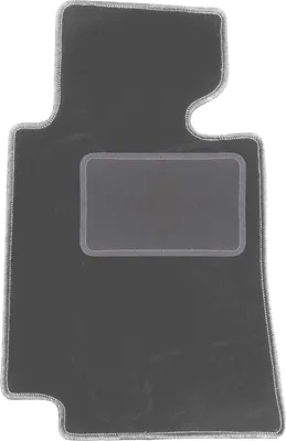 Produktbild von Fahrerfußmatte Velours graphit passend für BMW 8 E31 (1988-1999, Coupe) – mit Befestigungen – passgenau