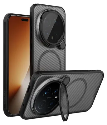 Produktbild von Handyhülle für Honor Magic8 Pro, Nillkin CamShield Prop Magnetic mit MagSafe, Transluzent mit Schwarz