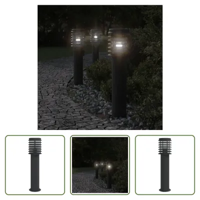 Immagine prodotto di The Living Store Percorso luce nero 60 cm in acciaio inox