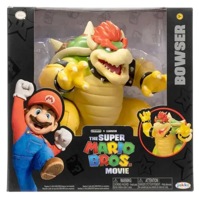 Zdjęcie produktu dla JAKKS PACIFIC - Figurka Kolekcjonerska Bowser 17,5 cm z Super Mario Bros