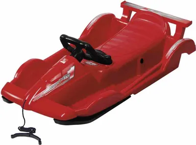Produktbild von Alpen Gaudi Kunststoff Lenkbob Alpen Race 100x54x28,5 cm rot