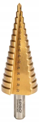 Image de PRO PRO-WD003 foret étagé titané HSS M2 4-32 mm