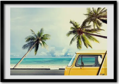 Produktbild von Bild - Bilder - Bilderrahmen - 70 cm x 50 cm - MDF-Rahmen, Wandkunst van Strand